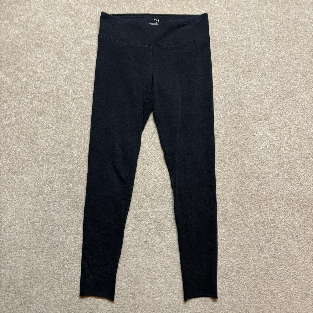 Aritzia Tna Leggings Womens Small Gray Mid Rise Ankle Cotton Stretch Pants Yoga
